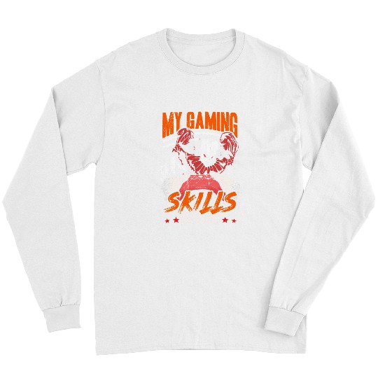 My Gaming Skills Are Scary Halloween For Men Women Kids 242 Long Sleeves