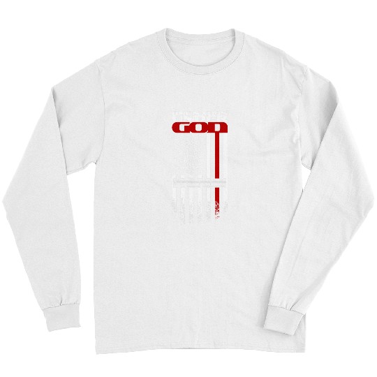 Christian One Nation Under God US Flag National Anthem Day Christ Long Sleeves