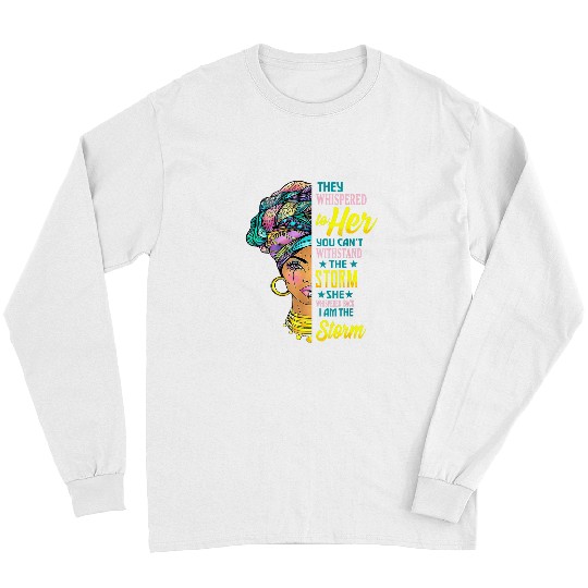 black history month african american woman i am storm 2 Long Sleeves