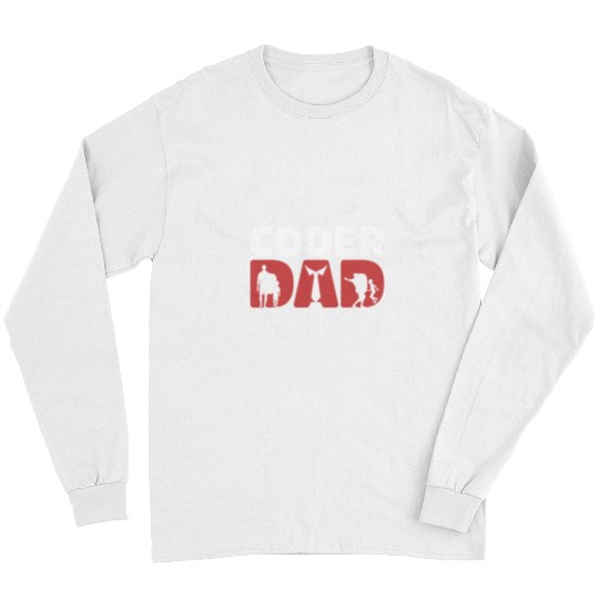 Programmer Dad Software Engineer Developer Coder Coding Long Sleeves