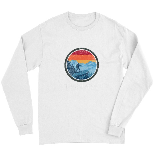 Hiking Hiker Take A Hike Retro Hiker Outdoors Trekking Nature Hiking 28 Hike Long Sleeves