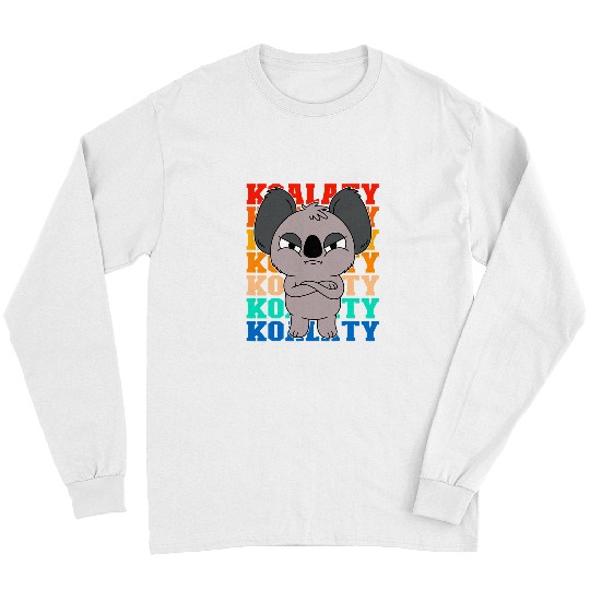 Funny Bear vintages Cute Animal Pun Koala Cute Bears Long Sleeves