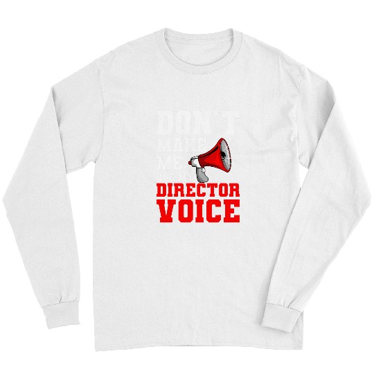 Film Director Voice Movie Maker Producer Filmmaker Long Sleeves