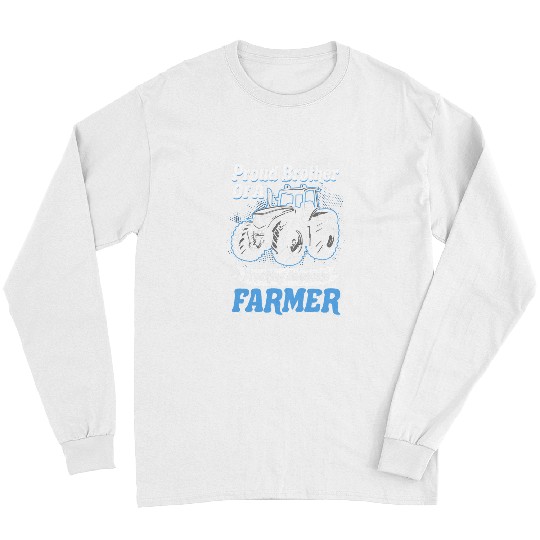 Tractor driving Farming Farm Tractor Agriculture Harvester Farmer Brother Long Sleeves