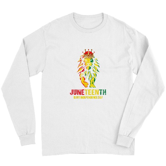 Black History Lion Juneteenth Independence African American Long Sleeves