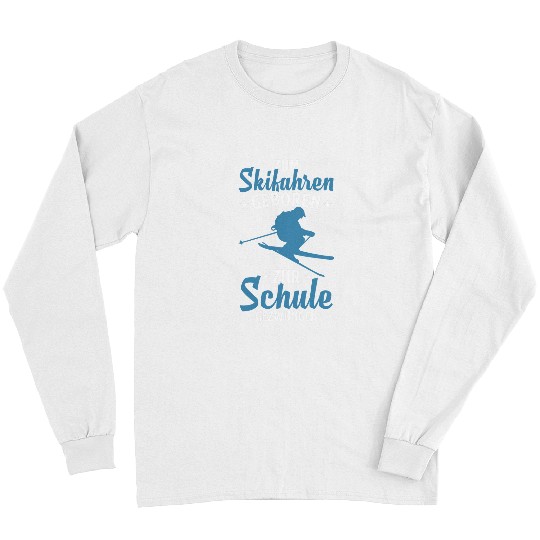 Skiing Ski winter holiday ski driver freestyle stunt skiing 1 Long Sleeves