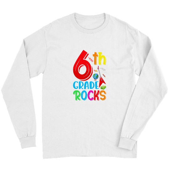 Guitarist 100 Days of School Guitar Music Teacher Student Guitar Long Sleeves