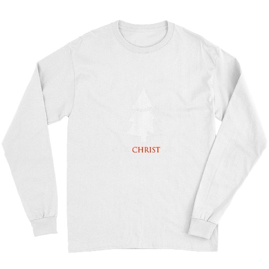 Merry Christ Christmas Jesus Christian pastor priest Long Sleeves