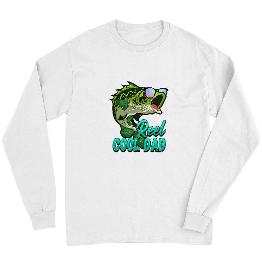 Fishing Mens Reel Cool Dad vintages Fishing Fisher Long Sleeves