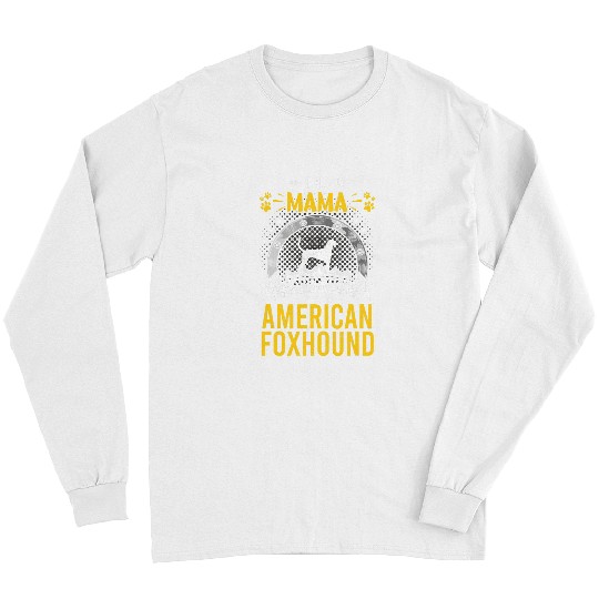This Mama Loves Her American Foxhound Dog Lover Long Sleeves