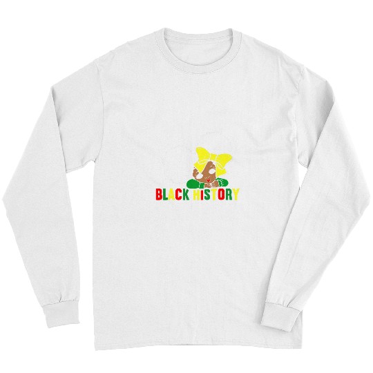 Black History African Pride Month Men Women Kid Black Afro 1 Long Sleeves