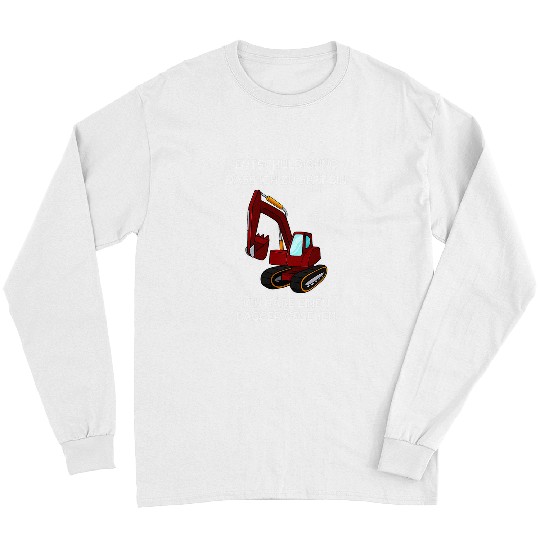 Children Site Manager Excavator Construction Worker 1 Long Sleeves