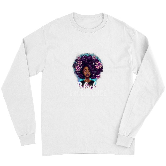 Black Excellence African Pride Black History Month Long Sleeves