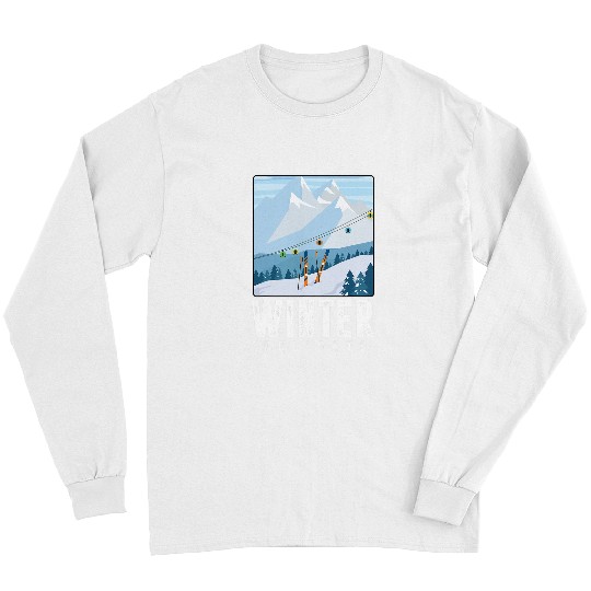 Skiing Ski Winter Holidays Mountains Ski Lift Snowboarding Skiing Long Sleeves