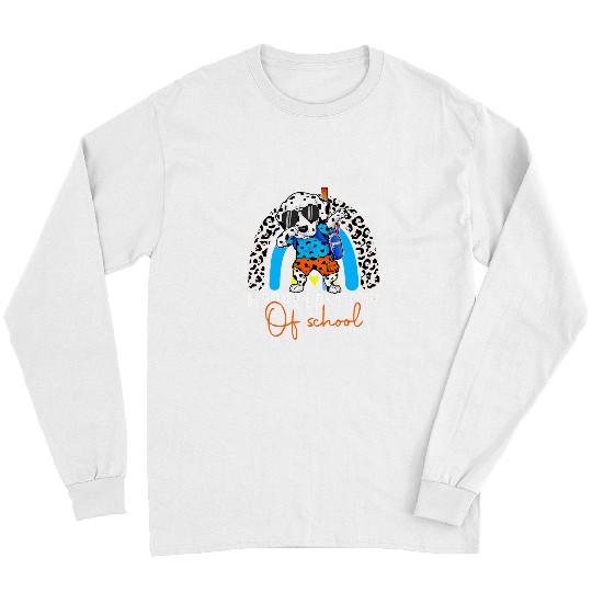 Happy Last Day Of School Dalmatian Dogs Summer Vacation Long Sleeves