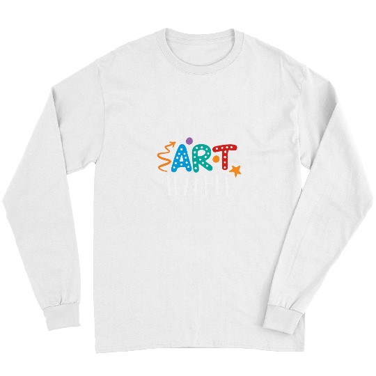 Art Teacher Retro Mode On Art Teacher Long Sleeves