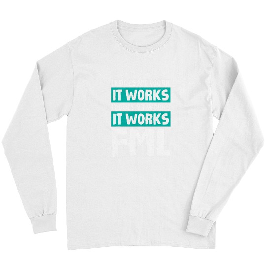 Programmer Developer Software Engineer Programming Coder Long Sleeves