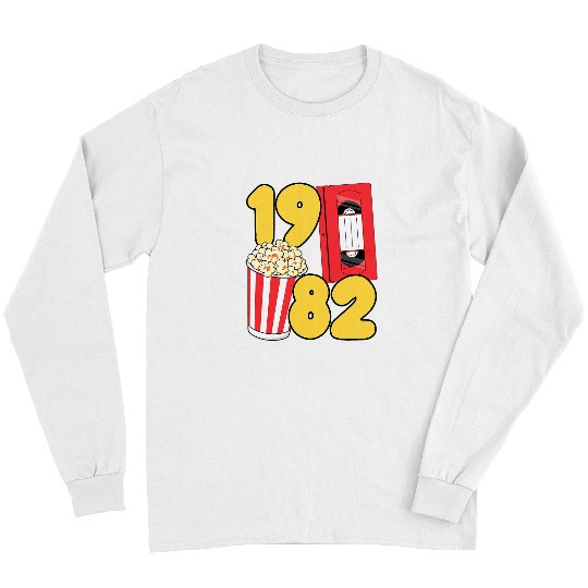 Grad Class 1982 Cinema Student 80s Movie Film School Reunion Long Sleeves