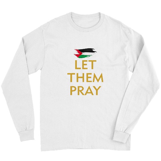 Student chant in college campuses Save Gaza Palestinian Flag Long Sleeves