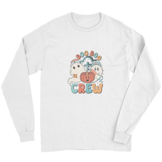 Groovy Women Halloween costume for Boo Boo Crew nurses 5 Long Sleeves