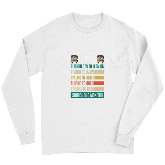 School Bus Job Student Delivery Specialist Long Sleeves