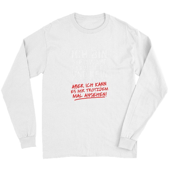 Mens Im a software developer and no gynaologic computer scientist Long Sleeves