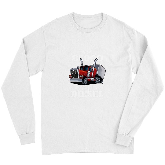 Funny 18 Wheeler Truck Driver Trailer Trucker 11 Long Sleeves