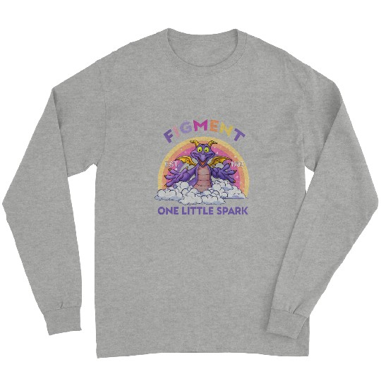 Cute Figment One Little Spark Disney Epcot Snack Drinking Long Sleeves