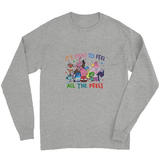 Today I Feel All The Feels Inside Out 2 Long Sleeves, Disney Matching Long Sleeves, Inside Out 2