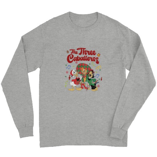 Disney Three Caballeros Christmas Lights Sing Christmas Song Long Sleeves