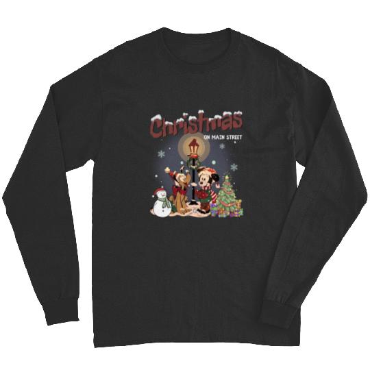 Vintage Disney Christmas On Main Street Long Sleeves