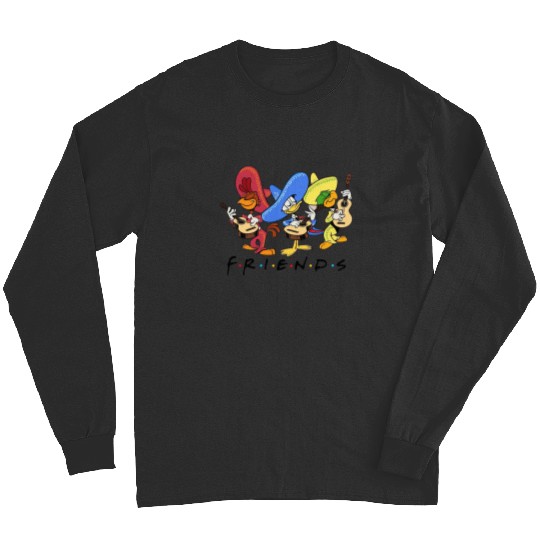 Disney Three Caballeros Mexico Long Sleeves, Donald Duck Jose Carioca Panchito Friends Long Sleeves