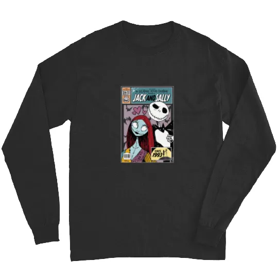 Disney The Nightmare Before Christmas Jack And Sally Couple Long Sleeves