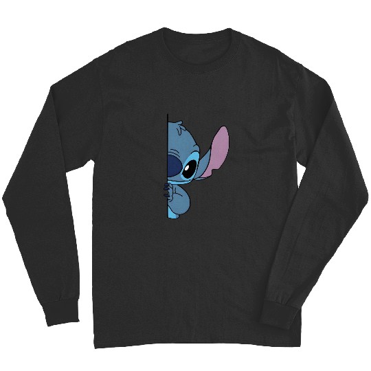 Stitch Peeking Long Sleeves, Lilo and Stitch Long Sleeves, Disney Stitch Long Sleeves, Disneyland Long Sleeves, Disney Trip Long Sleeves
