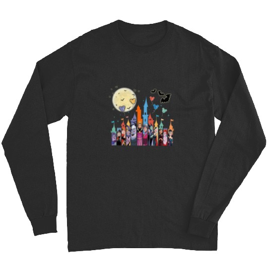 Disney Villains Long Sleeves, Maleficent Evil Queen Long Sleeves, Disney Castle Balloon Long Sleeves