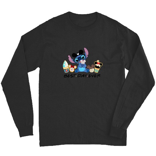 Disney Stitch Best Day Ever, Disney Snacks Long Sleeves, Stitch Snacks Long Sleeves