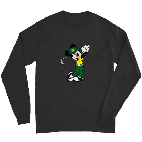 Colors Mickey Golf Long Sleeves, Disney Family Matching Long Sleeves