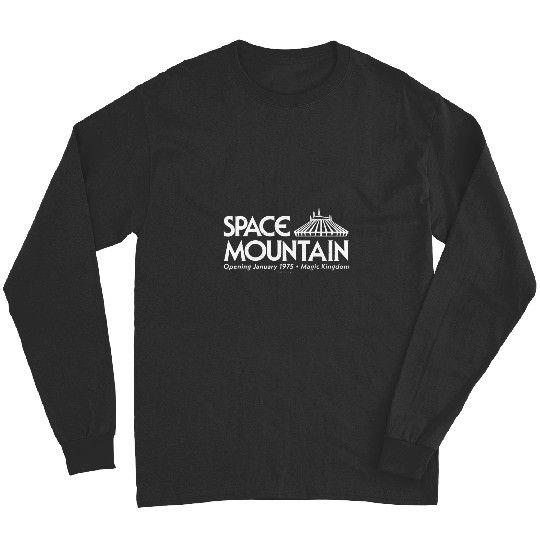East Coast Space Mountain (White) - Theme Park Series - Disney - Long Sleeves