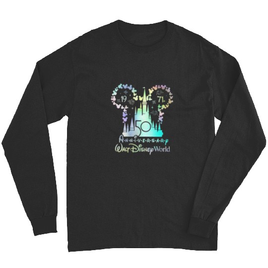 Mickey Castle 50th Anniversary- Disney World Long Sleeves