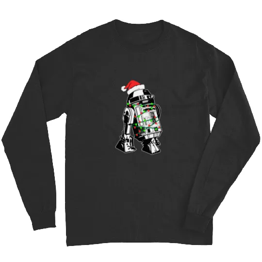R2D2 Star Wars Christmas Lights Holiday Long Sleeves Disney Galaxy's Edge