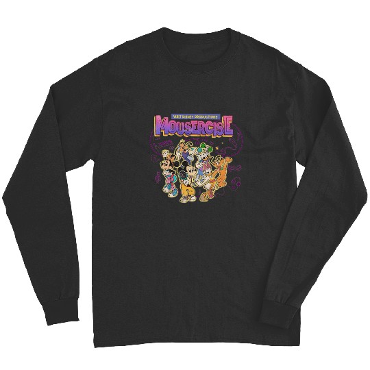 Mousercise Long Sleeves, Vintage Disney Long Sleeves
