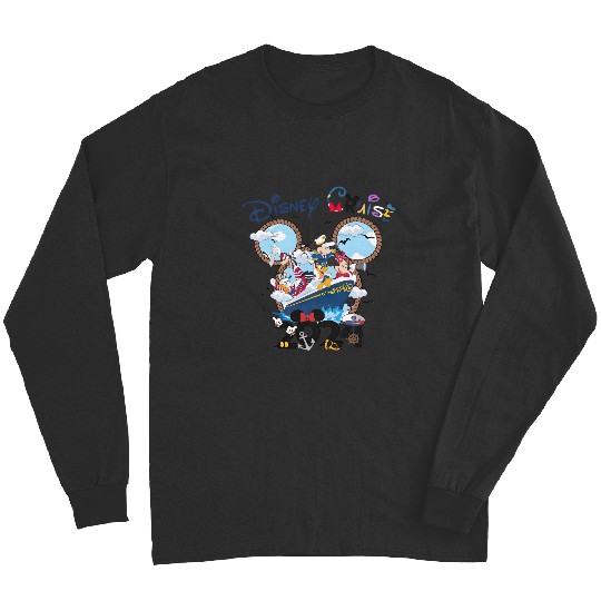 Cute Disney Cruise Line Mickey and Friends Long Sleeves, Disney Wish Fantasy Magic Wonder 2024