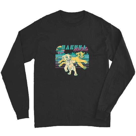 Disney Lion King Retro Simba & Nala 90s Hakuna Matata Long Sleeves