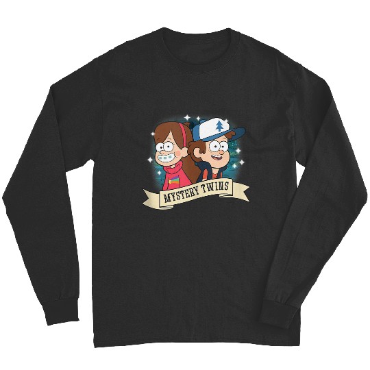 Disneyss Gravity Falls Dipper And Mabel Mystery Twins Logo Long Sleeves