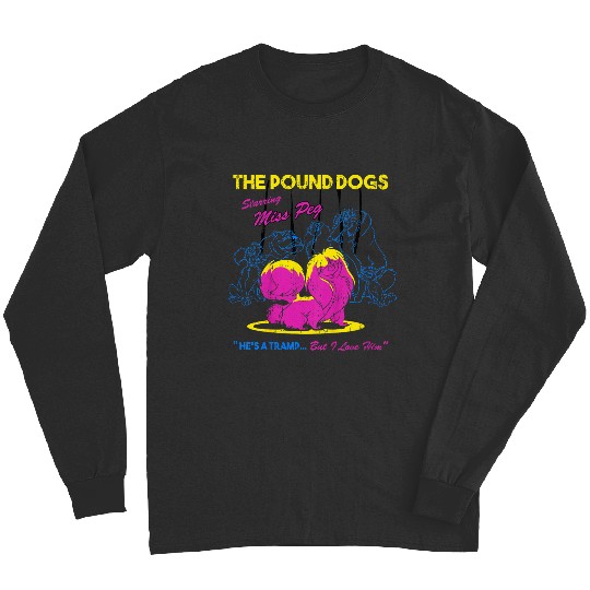 Disneyss The Lady And The Tramp Miss Peg Neon Portrait Long Sleeves