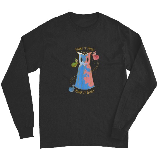 Disney Princess Sleeping Beauty 65th Anniversary Pink Blue Long Sleeves