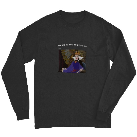 Disney Sleeping Beauty Maleficent Evil Queen Mem Long Sleeves