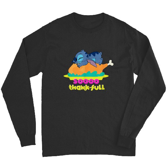 Disneyss Lilo Stitch Thanksgiving Soooo Thankful Turkey Nap Long Sleeves