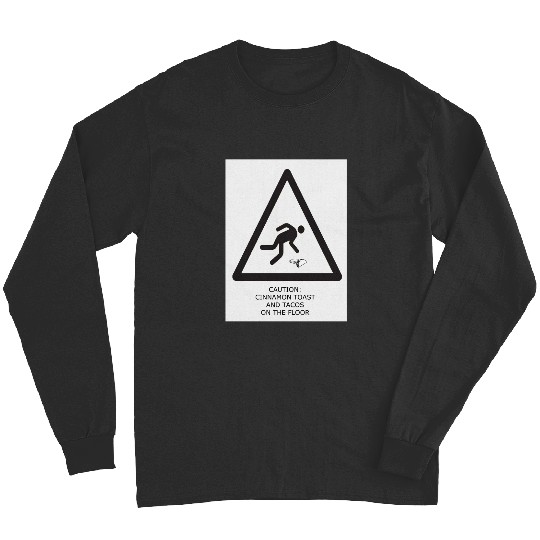 Cinnamon Toast and Tacos on the Floor - Disney Safety Spiel Baseball ¾ Sleeve Long Sleeves