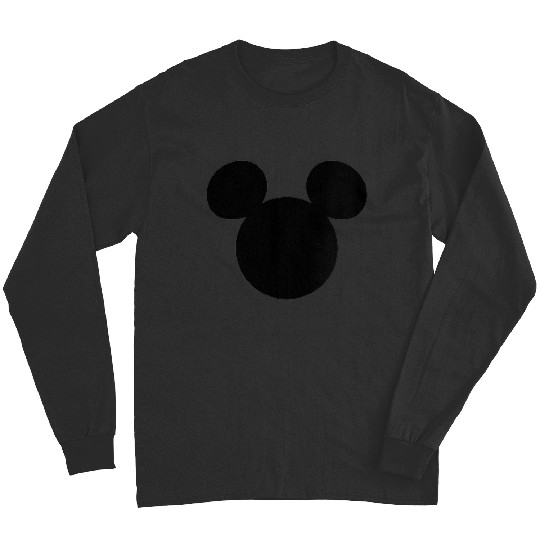 Disney Mickey And Friends Mickey Silhouette Pocket Logo Long Sleeves